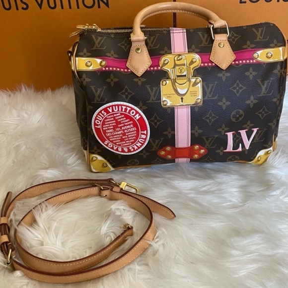 🎀👜🎀✨️✨️Authentic LV limited edition Monogram speedy - Picture 7 of 13